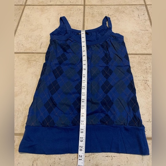 Bluenotes Argyle Tank Top - Size Large - Picture 5 of 5